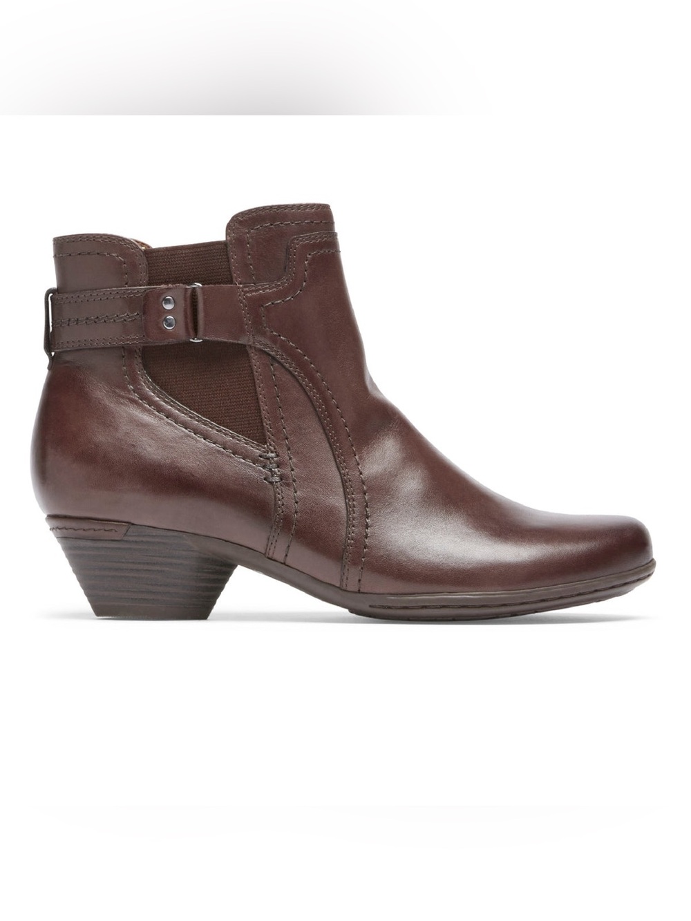 Women's Cobb Hill Laurel Bootie - Bark Leather
